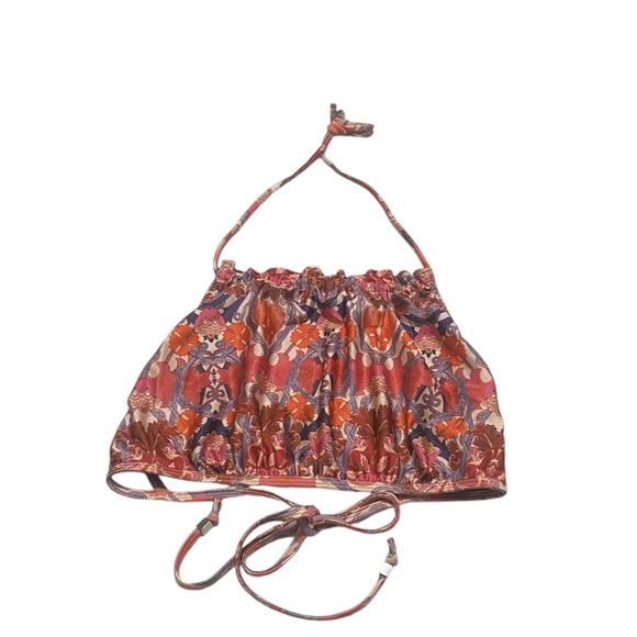 Suboo Rhapsody printed high neck halter swim top - Picture 3 of 5